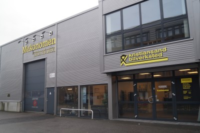 Utsiden av Kristiansand Bilverksted AS 